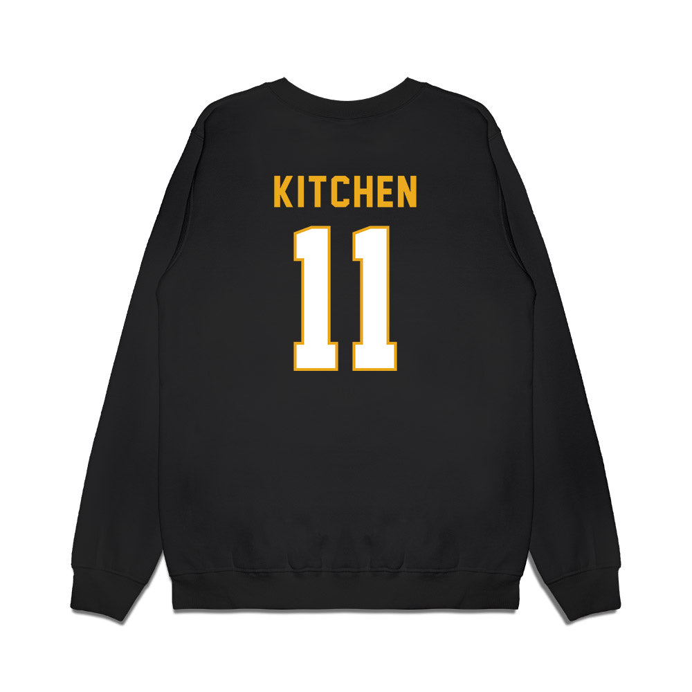 Missouri - NCAA Football : Langden Kitchen - Vintage Helmet Premium Crewneck Sweatshirt-1