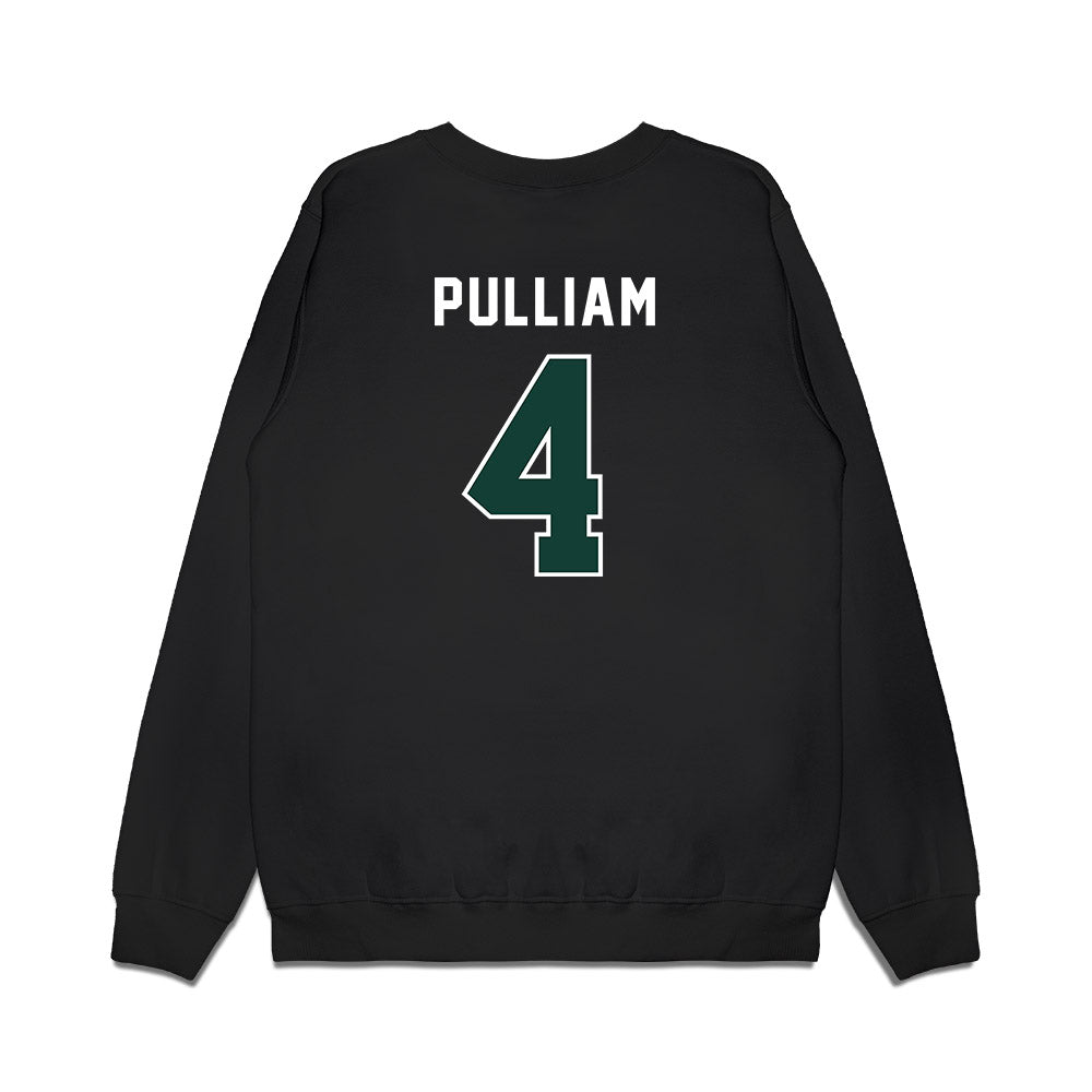 Michigan State - NCAA Football : Marcellius Pulliam - Vintage Helmet Premium Crewneck Sweatshirt-1
