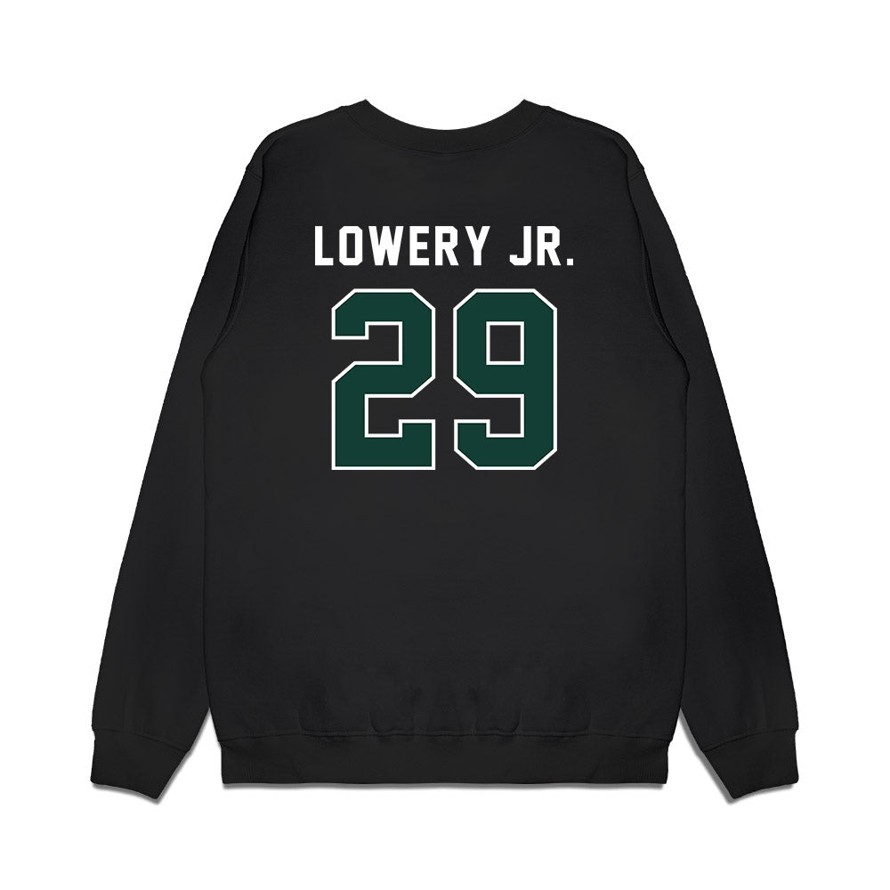 Michigan State - NCAA Football : Marqui Lowery Jr. - Vintage Helmet Premium Crewneck Sweatshirt-1