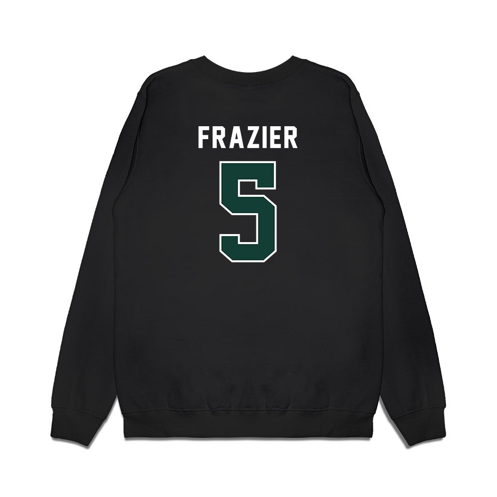 Michigan State - NCAA Football : Makhi Frazier - Vintage Helmet Premium Crewneck Sweatshirt-1