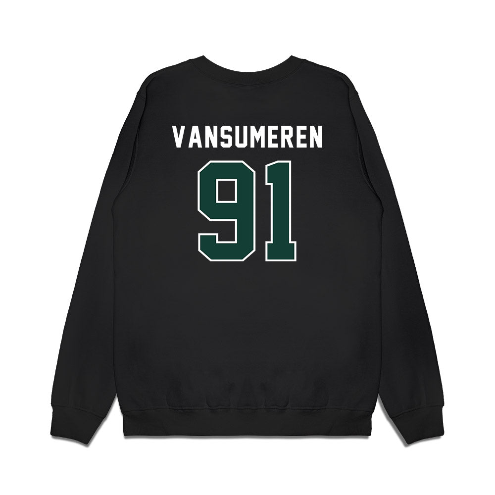 Michigan State - NCAA Football : Alex Vansumeren - Vintage Helmet Premium Crewneck Sweatshirt-1