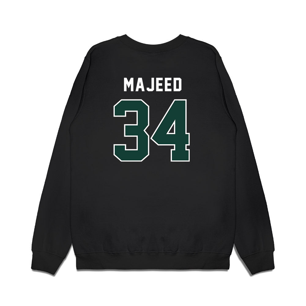 Michigan State - NCAA Football : Khalil Majeed - Vintage Helmet Premium Crewneck Sweatshirt-1