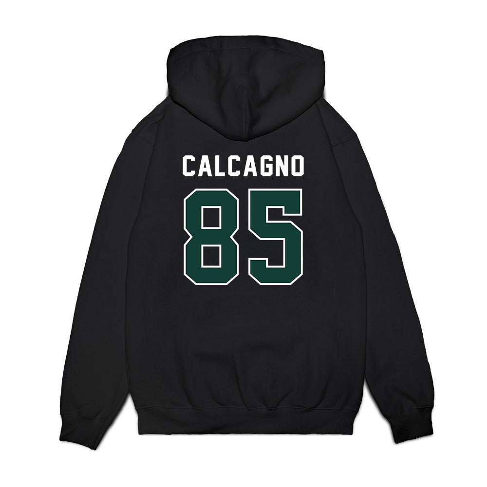 Michigan State - NCAA Football : Grant Calcagno - Vintage Helmet Premium Hooded Sweatshirt-1
