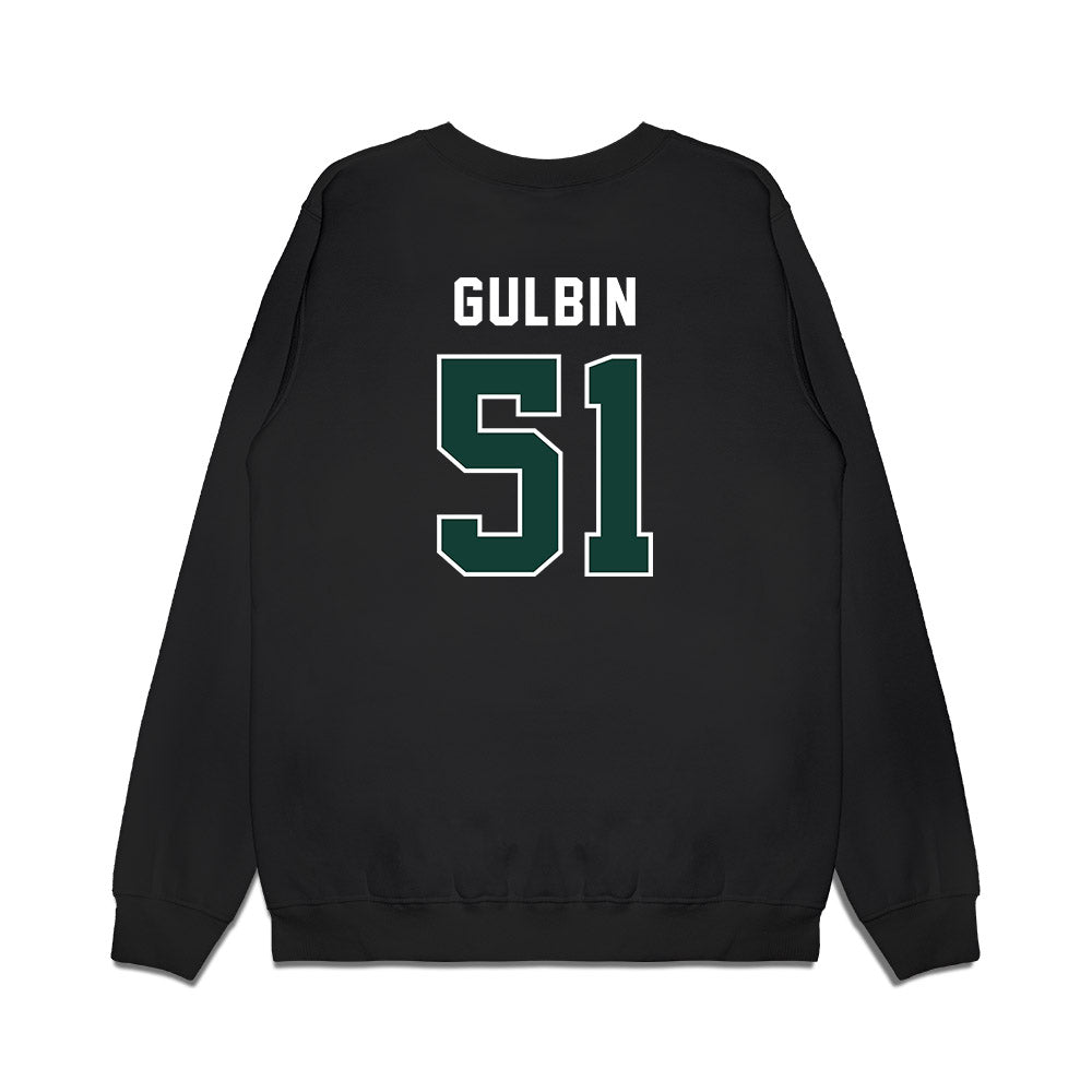 Michigan State - NCAA Football : Matthew Gulbin - Vintage Helmet Premium Crewneck Sweatshirt-1