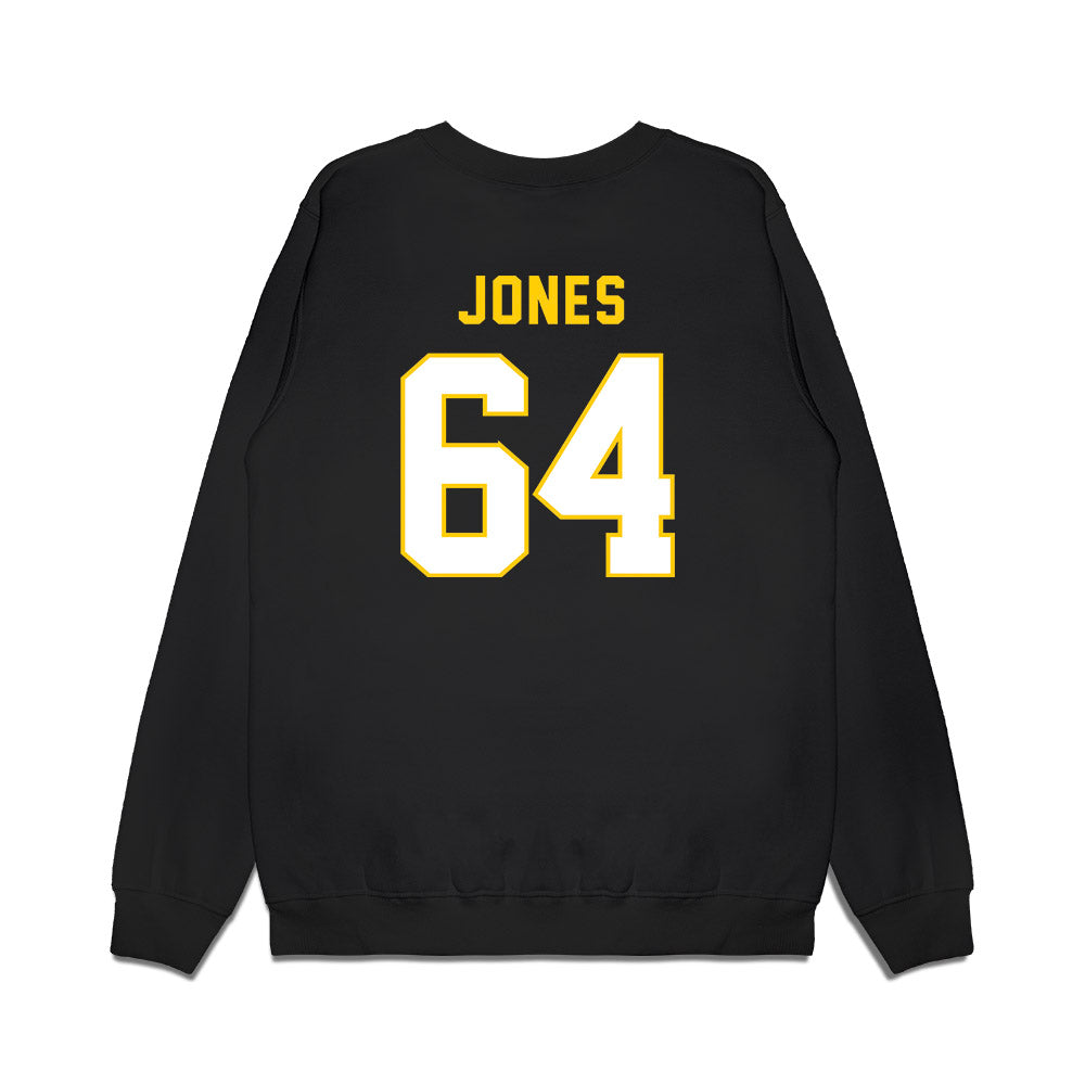 Iowa - NCAA Football : Leighton Jones - Vintage Helmet Premium Crewneck Sweatshirt-1