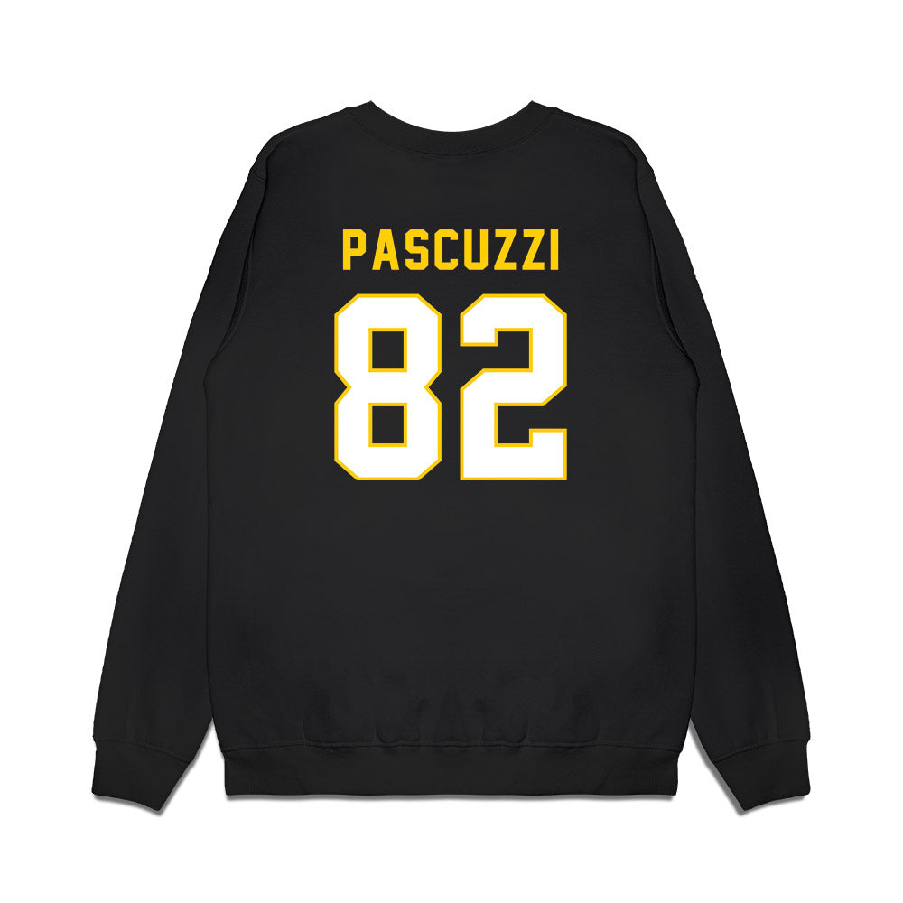 Iowa - NCAA Football : Johnny Pascuzzi - Vintage Helmet Premium Crewneck Sweatshirt-1