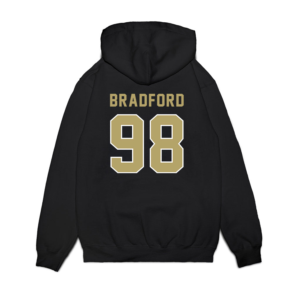 Georgia Tech - NCAA Football : Amontrae Bradford - Vintage Helmet Premium Hooded Sweatshirt-1