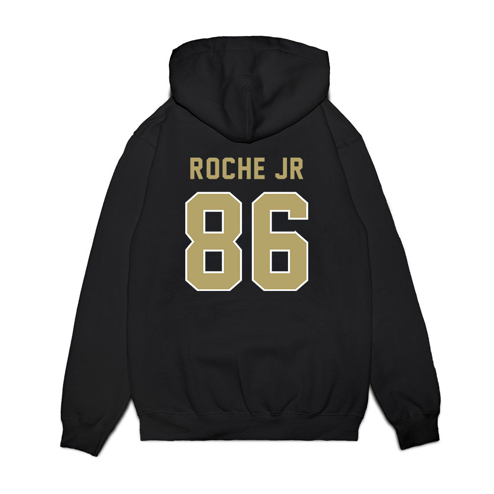 Georgia Tech - NCAA Football : Kevin Roche Jr - Vintage Helmet Premium Hooded Sweatshirt-1