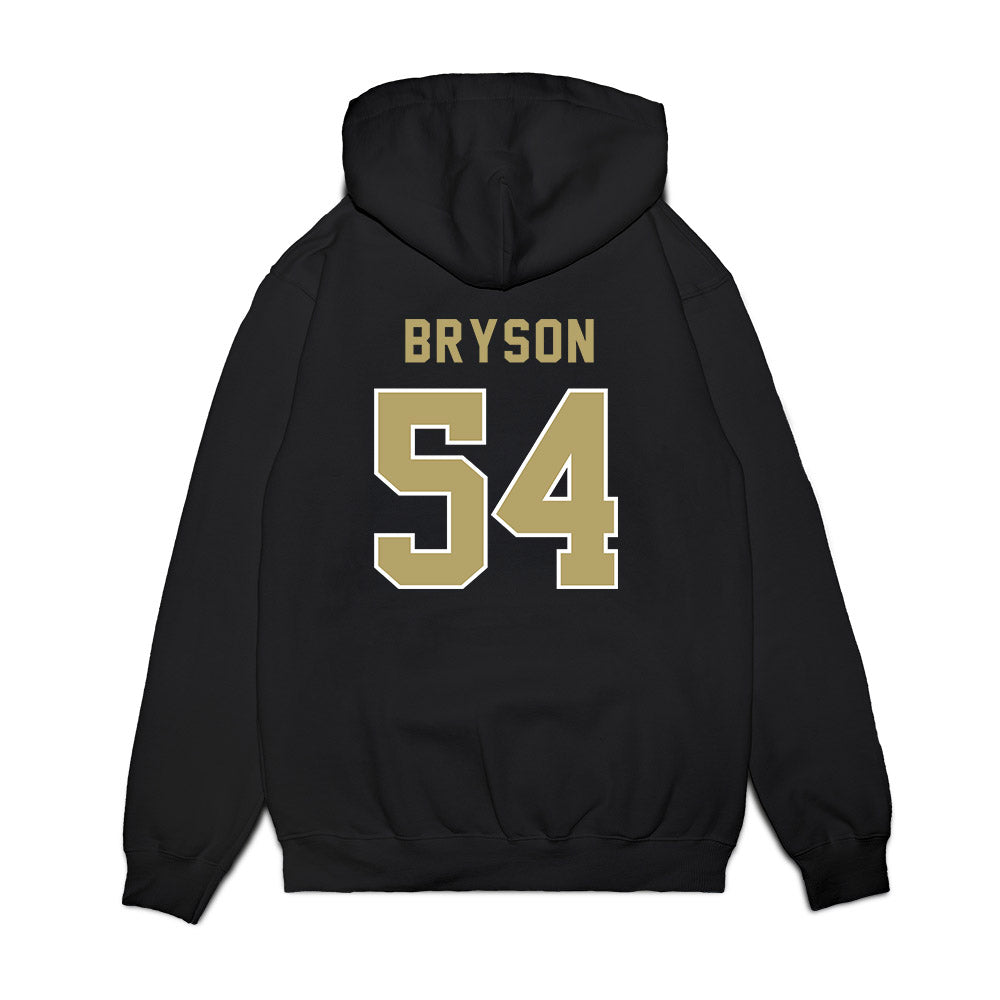Georgia Tech - NCAA Football : Jimmy Bryson - Vintage Helmet Premium Hooded Sweatshirt-1