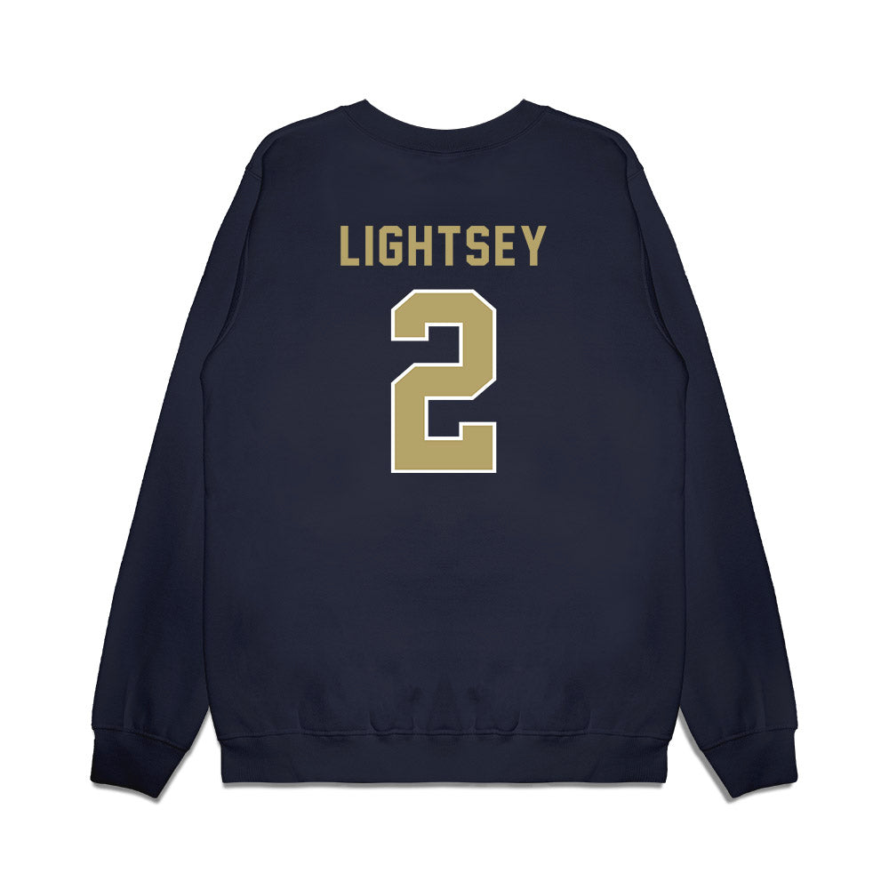 Georgia Tech - NCAA Football : Ej Lightsey - Vintage Helmet Premium Crewneck Sweatshirt-1