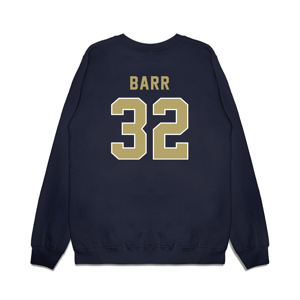 Georgia Tech - NCAA Football : Jayden Barr - Vintage Helmet Premium Crewneck Sweatshirt-1