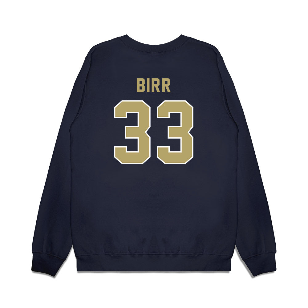 Georgia Tech - NCAA Football : Aidan Birr - Vintage Helmet Premium Crewneck Sweatshirt-1