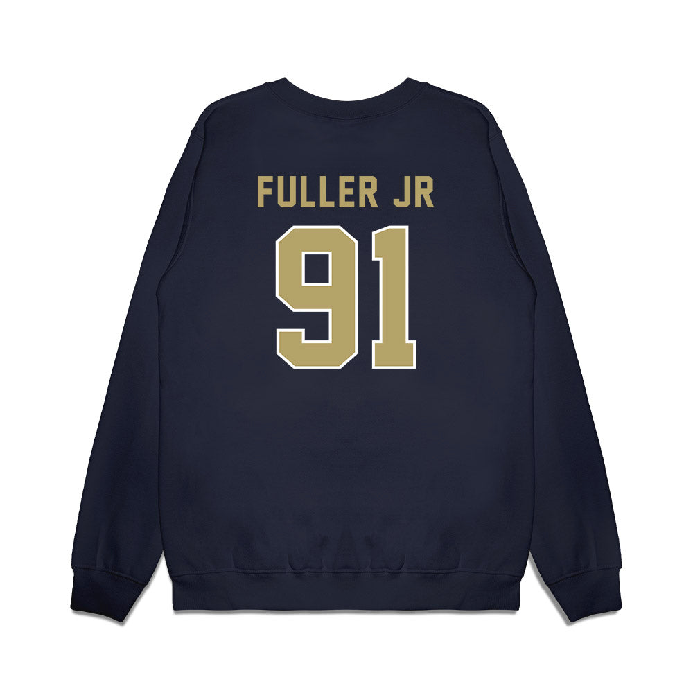 Georgia Tech - NCAA Football : Andre Fuller Jr - Vintage Helmet Premium Crewneck Sweatshirt-1