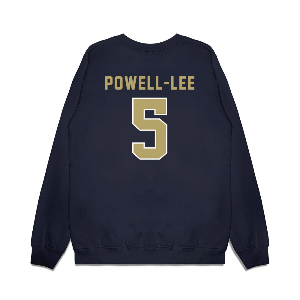 Georgia Tech - NCAA Football : Clayton Powell-Lee - Vintage Helmet Premium Crewneck Sweatshirt-1