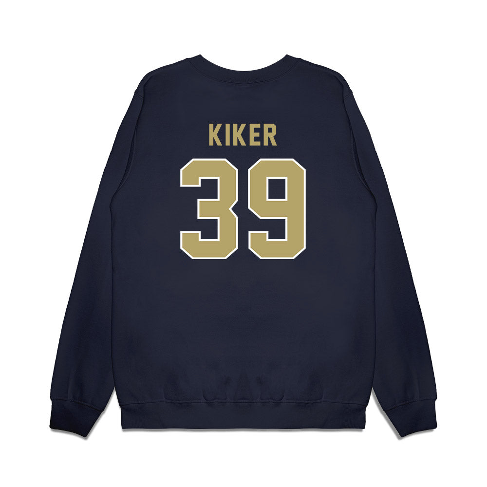 Georgia Tech - NCAA Football : Will Kiker - Vintage Helmet Premium Crewneck Sweatshirt-1