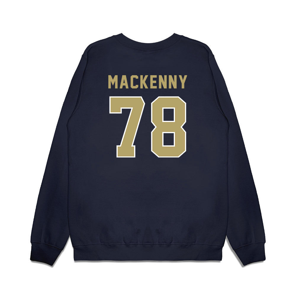 Georgia Tech - NCAA Football : Ethan Mackenny - Vintage Helmet Premium Crewneck Sweatshirt-1