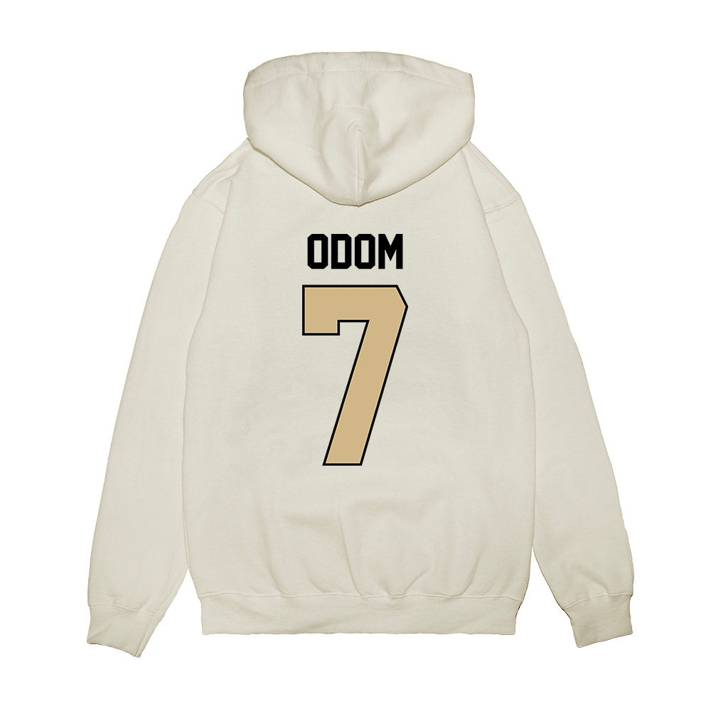 Purdue - NCAA Football : Garyt Odom - Vintage Helmet Premium Hooded Sweatshirt-1