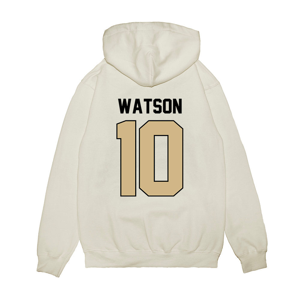 Purdue - NCAA Football : Jesse Watson - Vintage Helmet Premium Hooded Sweatshirt-1