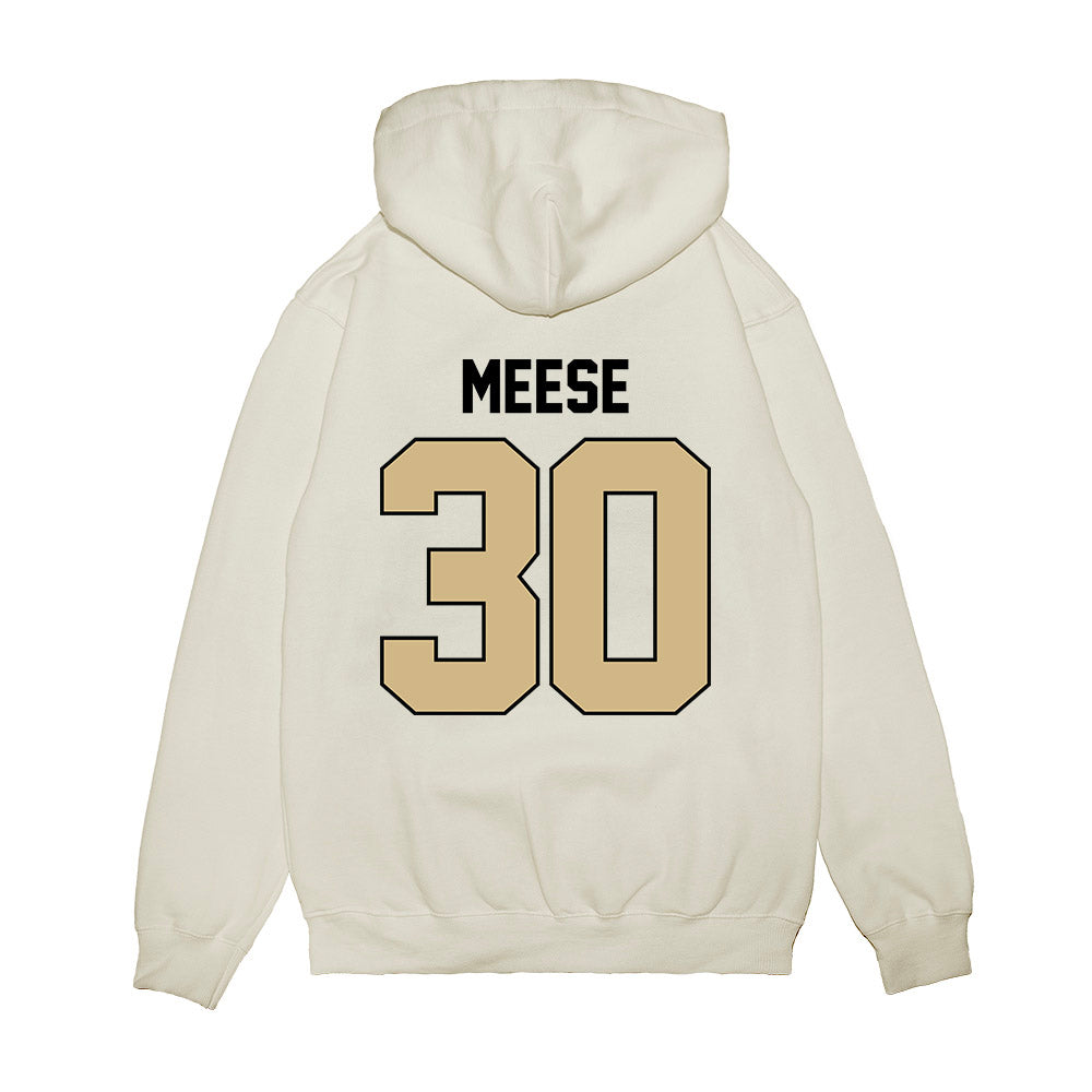 Purdue - NCAA Football : Parker Meese - Vintage Helmet Premium Hooded Sweatshirt-1