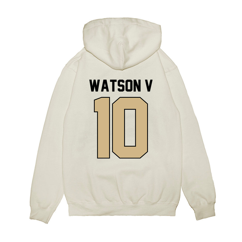 Purdue - NCAA Football : Jesse Watson V - Vintage Helmet Premium Hooded Sweatshirt-1
