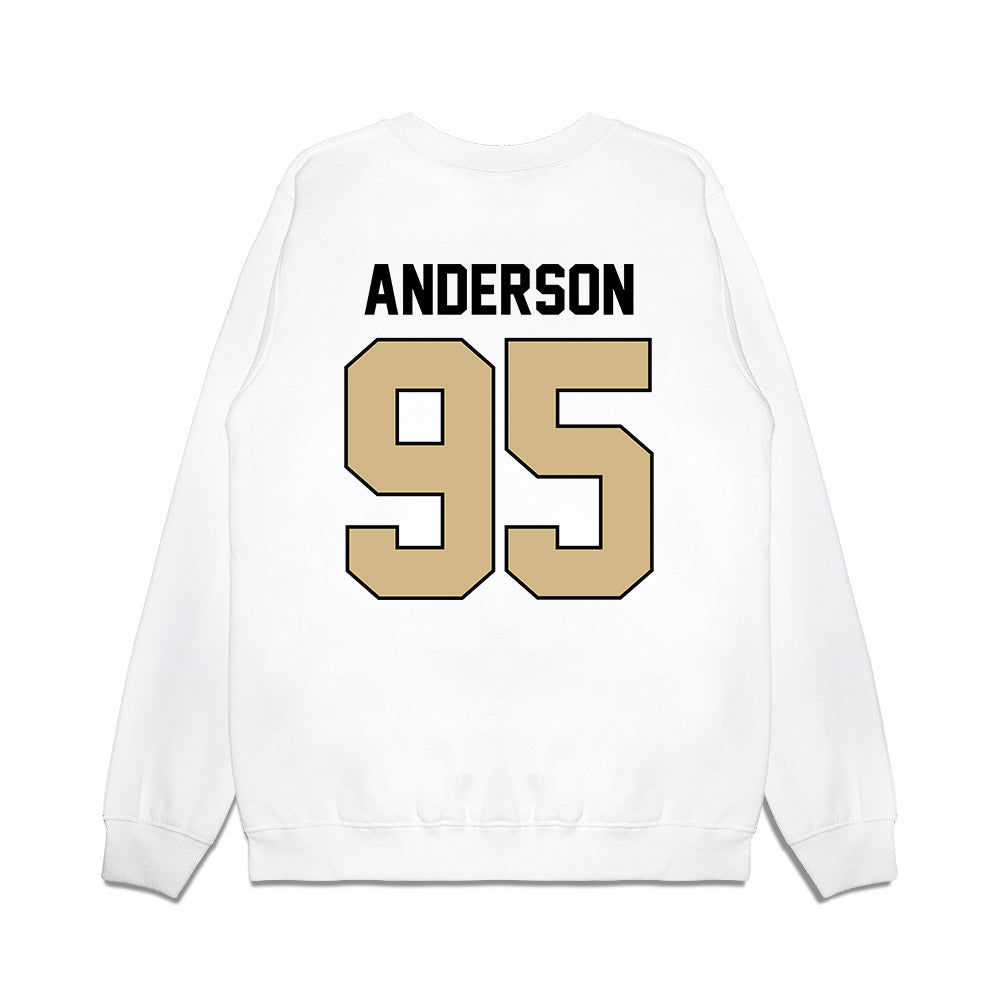 Purdue - NCAA Football : Joseph Anderson - Vintage Helmet Premium Crewneck Sweatshirt-1