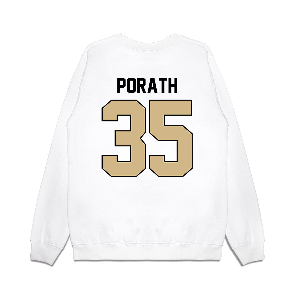Purdue - NCAA Football : Spencer Porath - Vintage Helmet Premium Crewneck Sweatshirt-1
