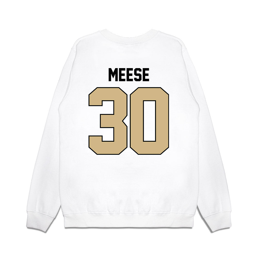Purdue - NCAA Football : Parker Meese - Vintage Helmet Premium Crewneck Sweatshirt-1
