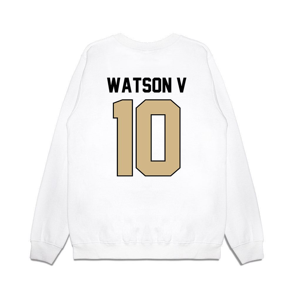 Purdue - NCAA Football : Jesse Watson V - Vintage Helmet Premium Crewneck Sweatshirt-1