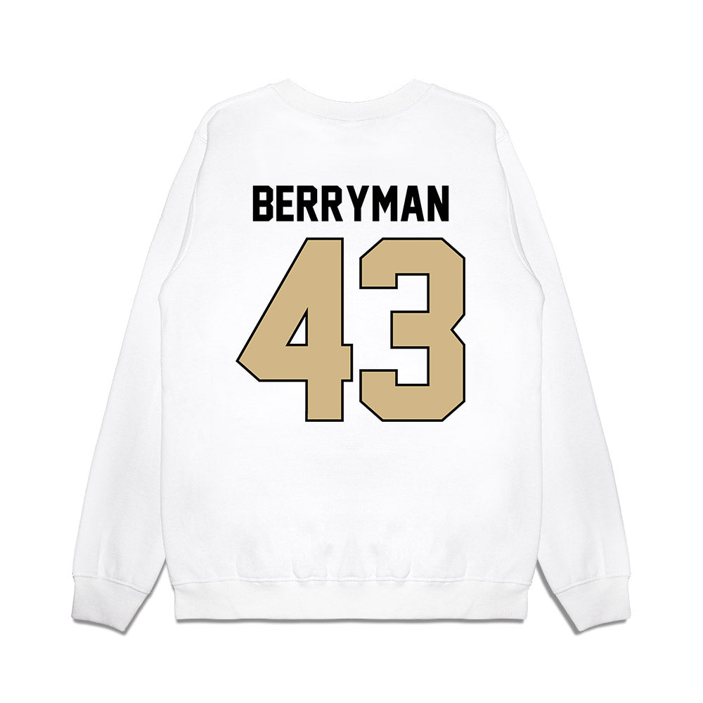 Purdue - NCAA Football : Jackson Berryman - Vintage Helmet Premium Crewneck Sweatshirt-1