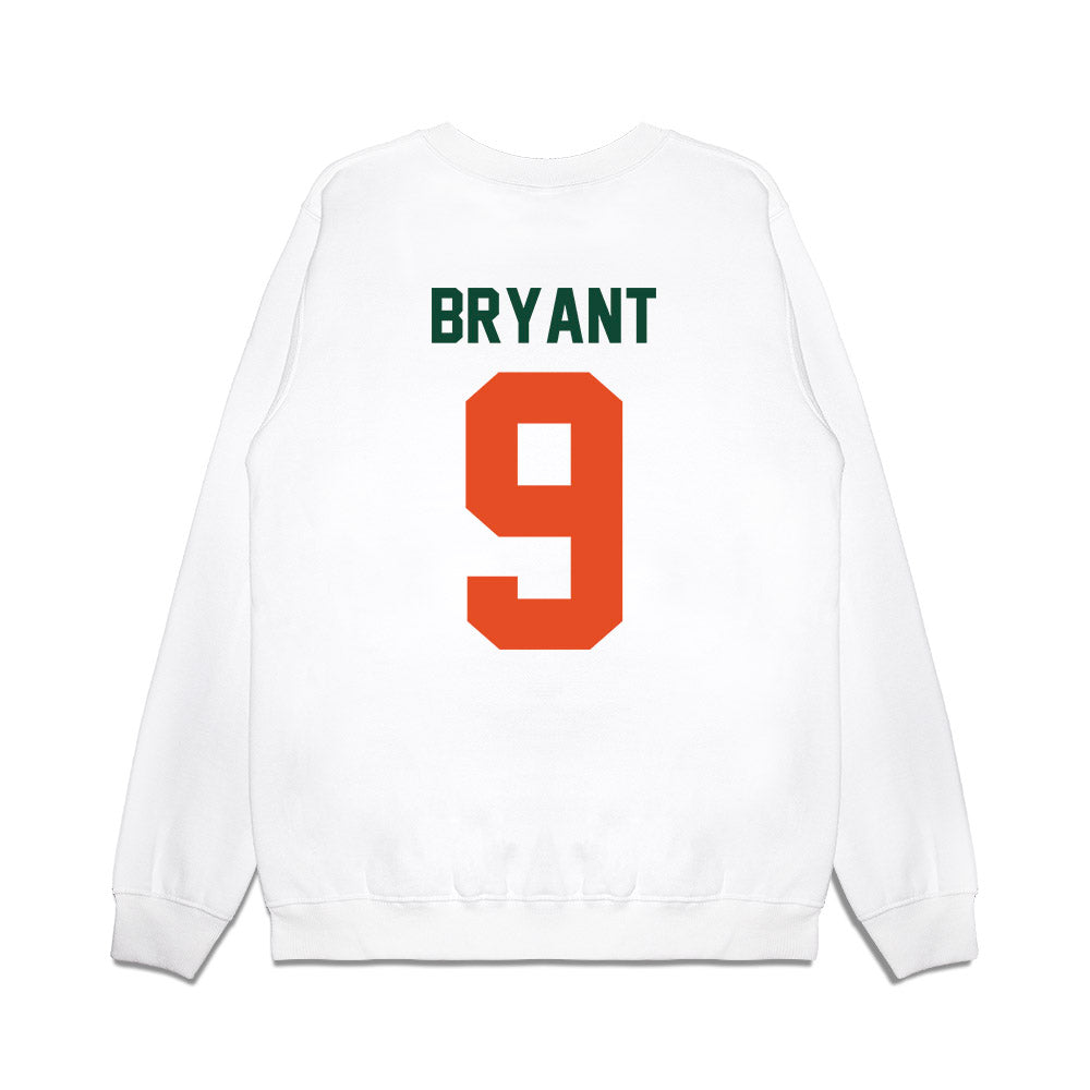 Miami - NCAA Football : Malik Bryant - Vintage Helmet Premium Crewneck Sweatshirt-1
