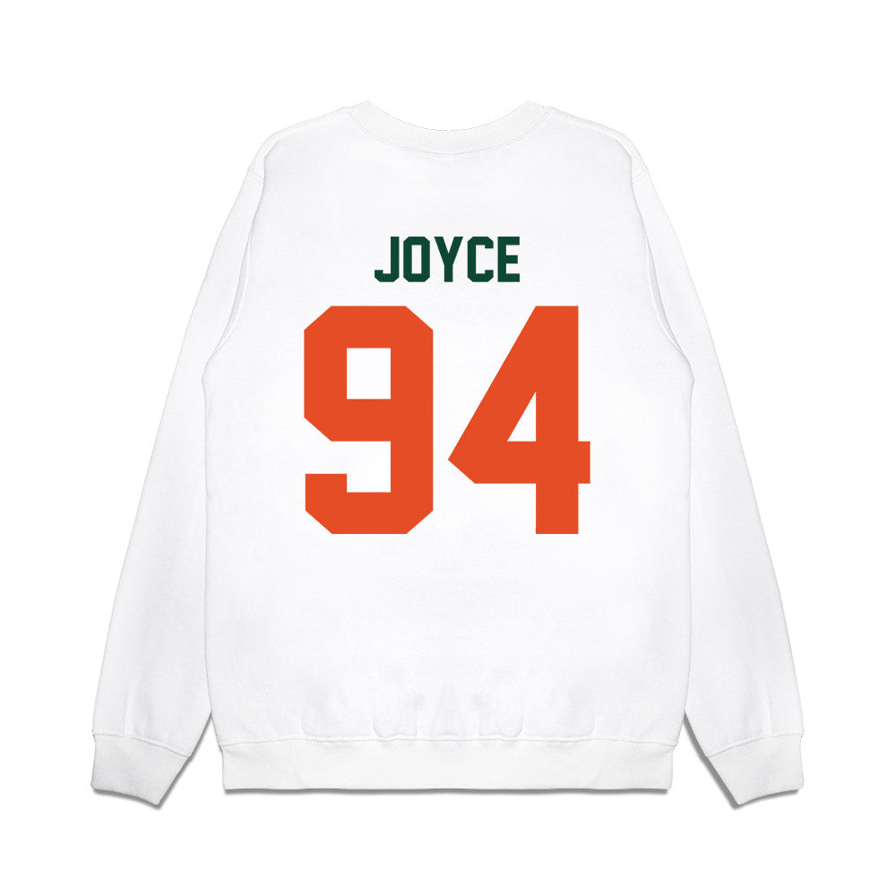 Miami - NCAA Football : Dylan Joyce - Vintage Helmet Premium Crewneck Sweatshirt-1