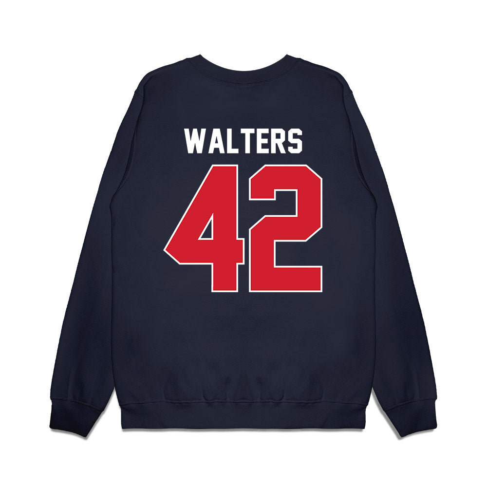 Ole Miss - NCAA Football : Bryson Walters - Vintage Helmet Premium Crewneck Sweatshirt-1