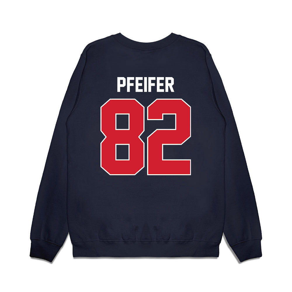 Ole Miss - NCAA Football : Joshua Pfeifer - Vintage Helmet Premium Crewneck Sweatshirt-1