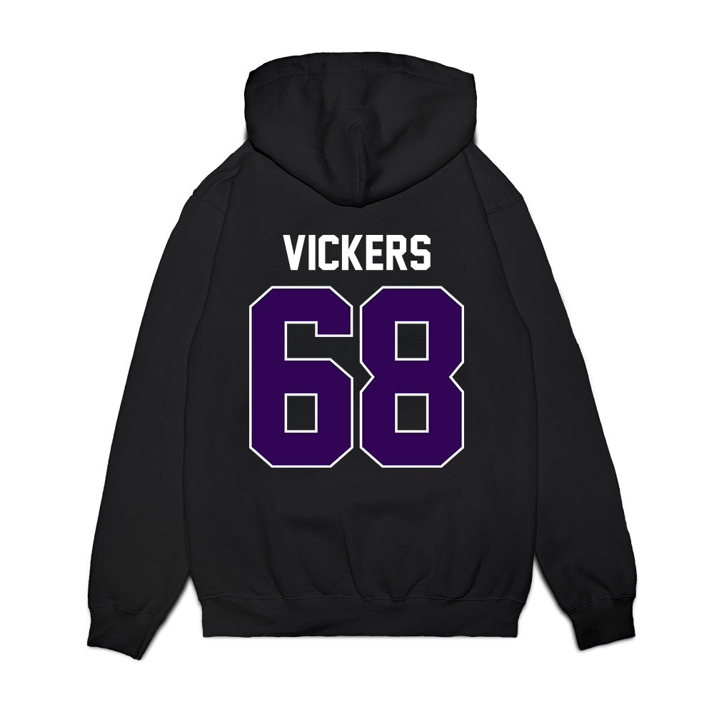 Kansas State - NCAA Football : Joe Vickers - Vintage Helmet Premium Hooded Sweatshirt-1