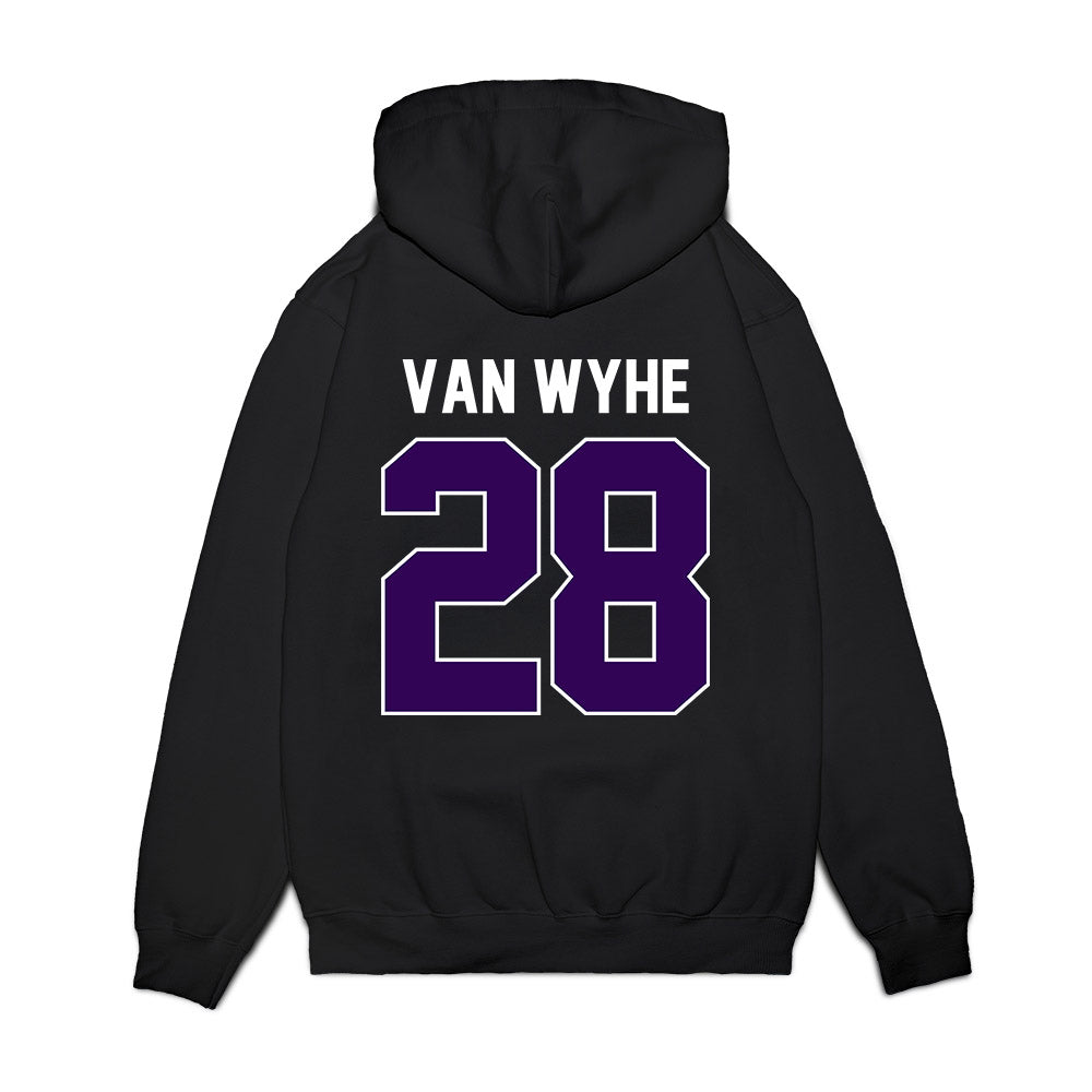 Kansas State - NCAA Football : Rex Van Wyhe - Vintage Helmet Premium Hooded Sweatshirt-1