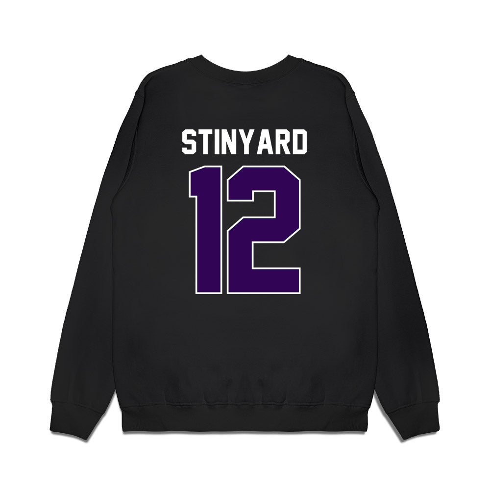 Kansas State - NCAA Football : serious stinyard - Vintage Helmet Premium Crewneck Sweatshirt-1