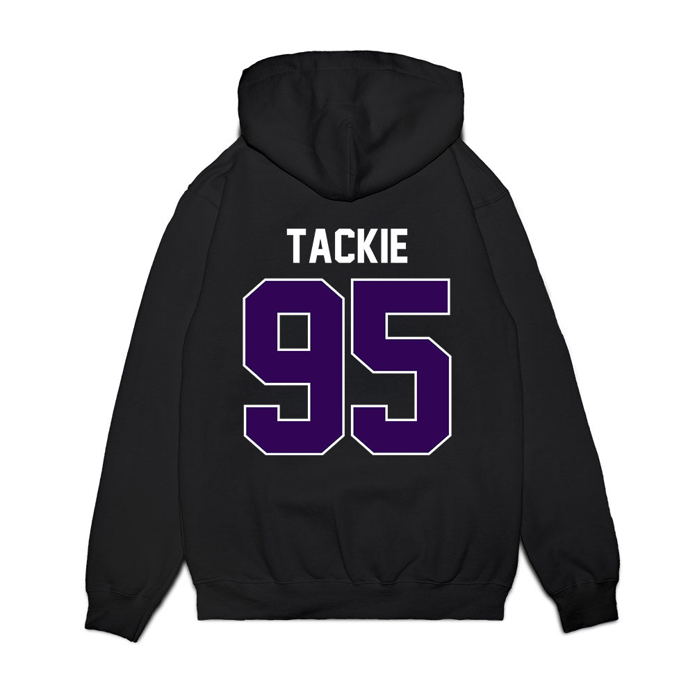 Kansas State - NCAA Football : Patrick Tackie - Vintage Helmet Premium Hooded Sweatshirt-1