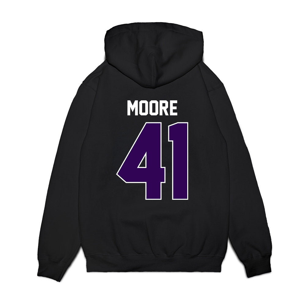 Kansas State - NCAA Football : Ashton Moore - Vintage Helmet Premium Hooded Sweatshirt-1