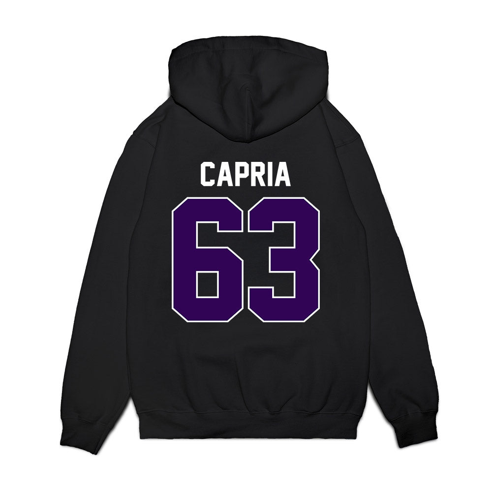 Kansas State - NCAA Football : Michael Capria - Vintage Helmet Premium Hooded Sweatshirt-1