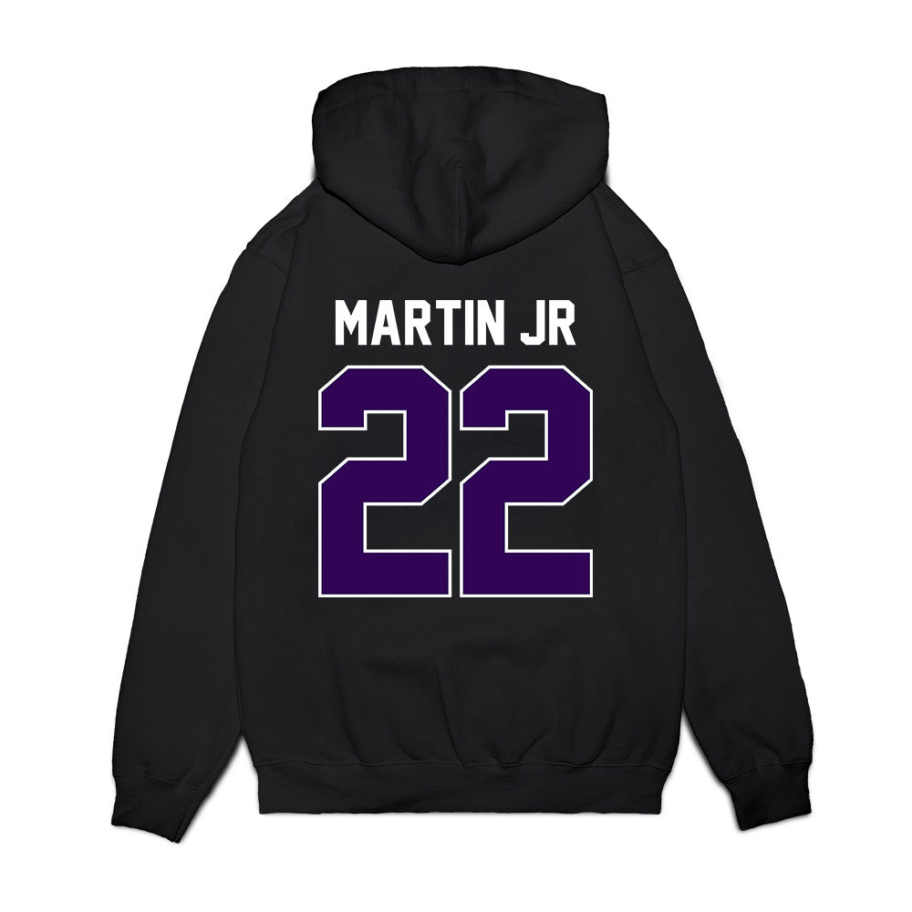 Kansas State - NCAA Football : Antonio Martin Jr - Vintage Helmet Premium Hooded Sweatshirt-1