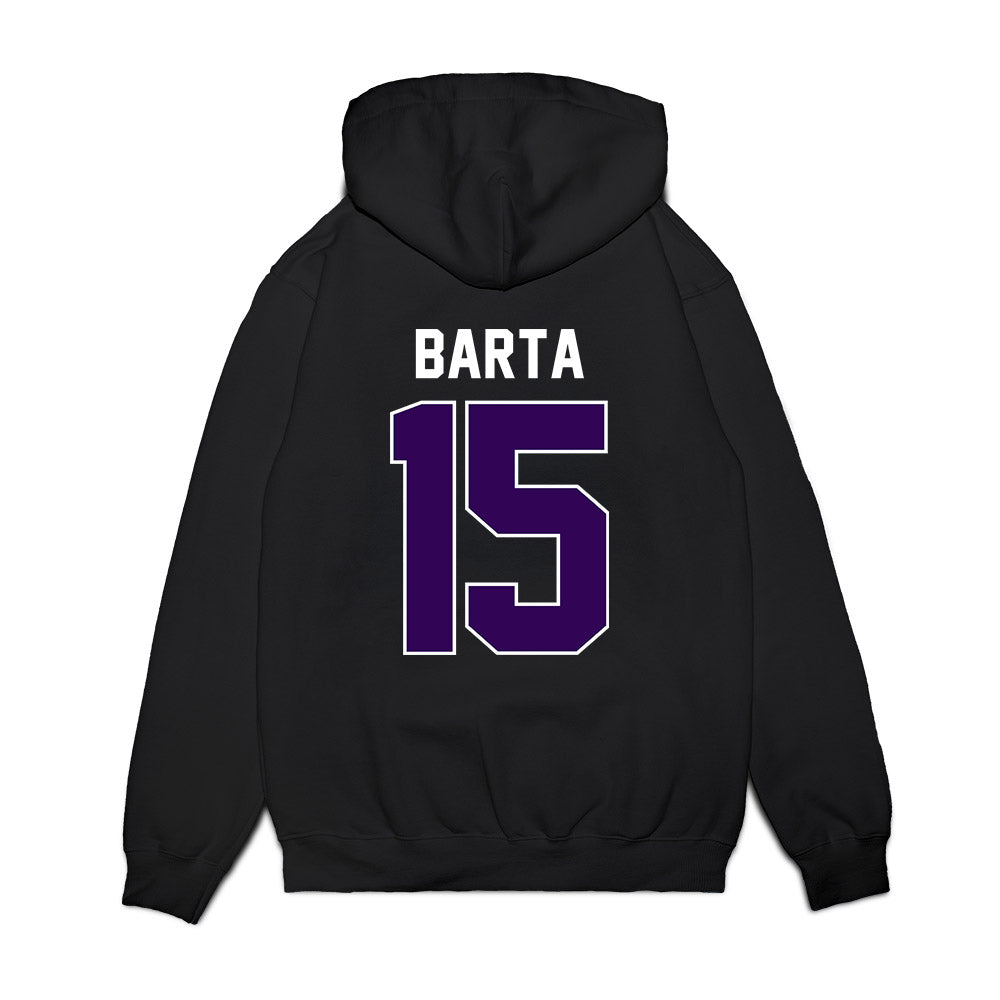 Kansas State - NCAA Football : Callen Barta - Vintage Helmet Premium Hooded Sweatshirt-1
