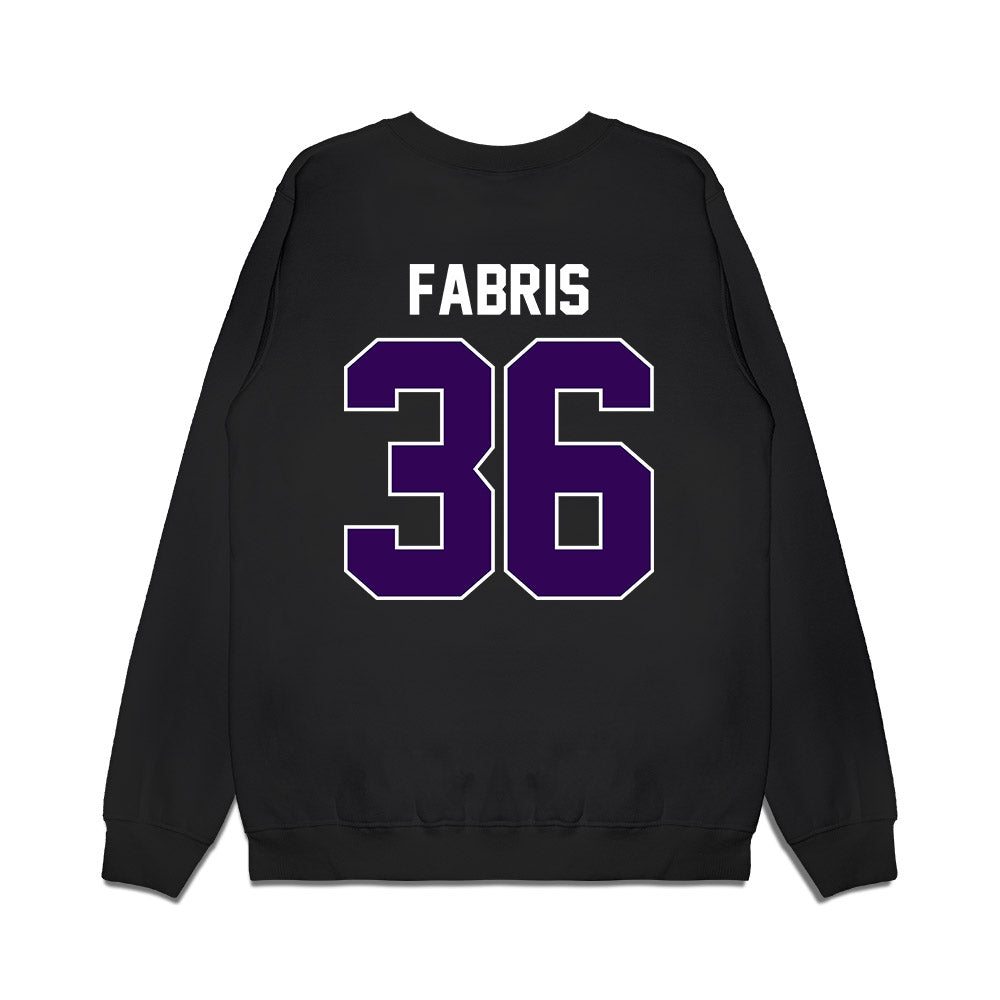 Kansas State - NCAA Football : Jack Fabris - Vintage Helmet Premium Crewneck Sweatshirt-1