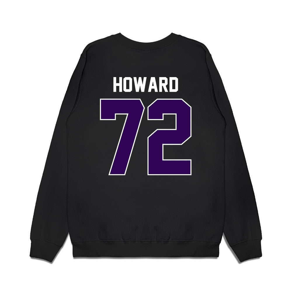 Kansas State - NCAA Football : Ryan Howard - Vintage Helmet Premium Crewneck Sweatshirt-1