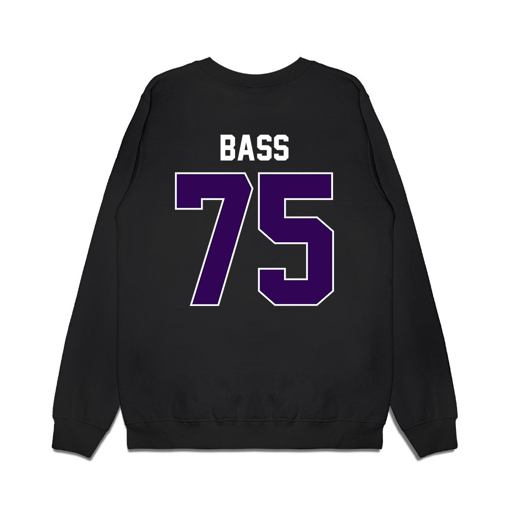 Kansas State - NCAA Football : Holden Bass - Vintage Helmet Premium Crewneck Sweatshirt-1