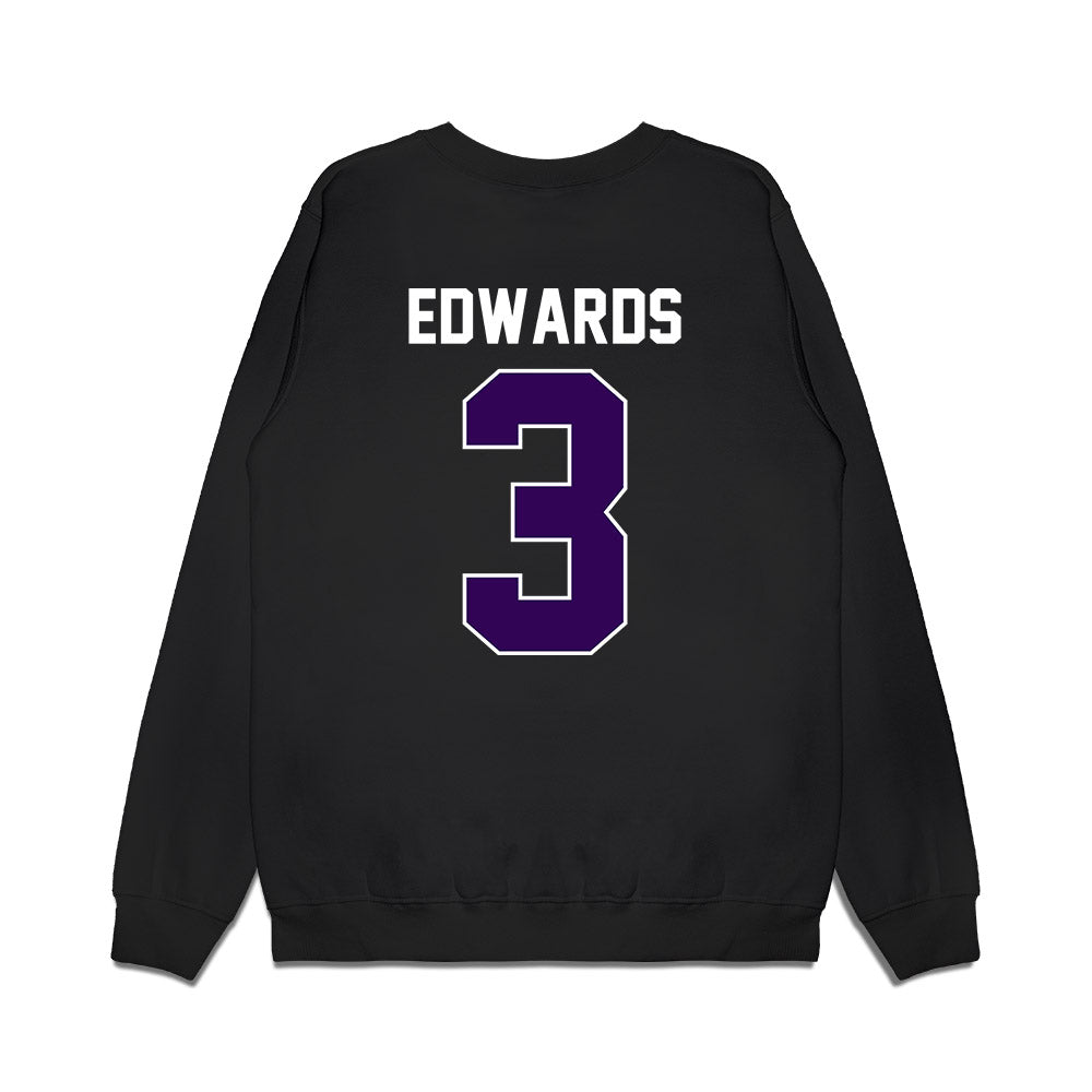Kansas State - NCAA Football : Dylan Edwards - Vintage Helmet Premium Crewneck Sweatshirt-1