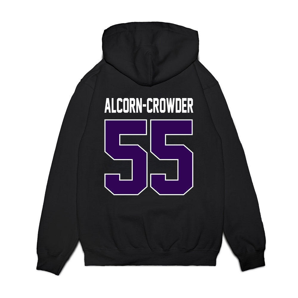 Kansas State - NCAA Football : Malcolm Alcorn-Crowder - Vintage Helmet Premium Hooded Sweatshirt-1