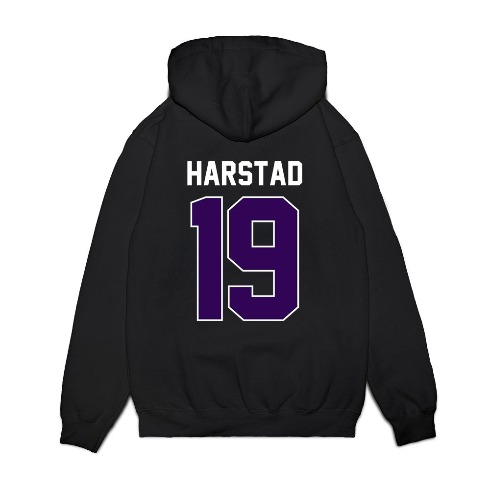 Kansas State - NCAA Football : Garrett Harstad - Vintage Helmet Premium Hooded Sweatshirt-1