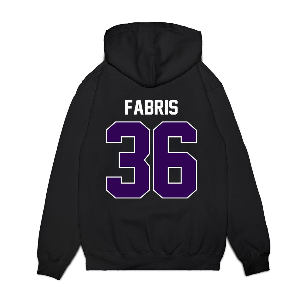 Kansas State - NCAA Football : Jack Fabris - Vintage Helmet Premium Hooded Sweatshirt-1