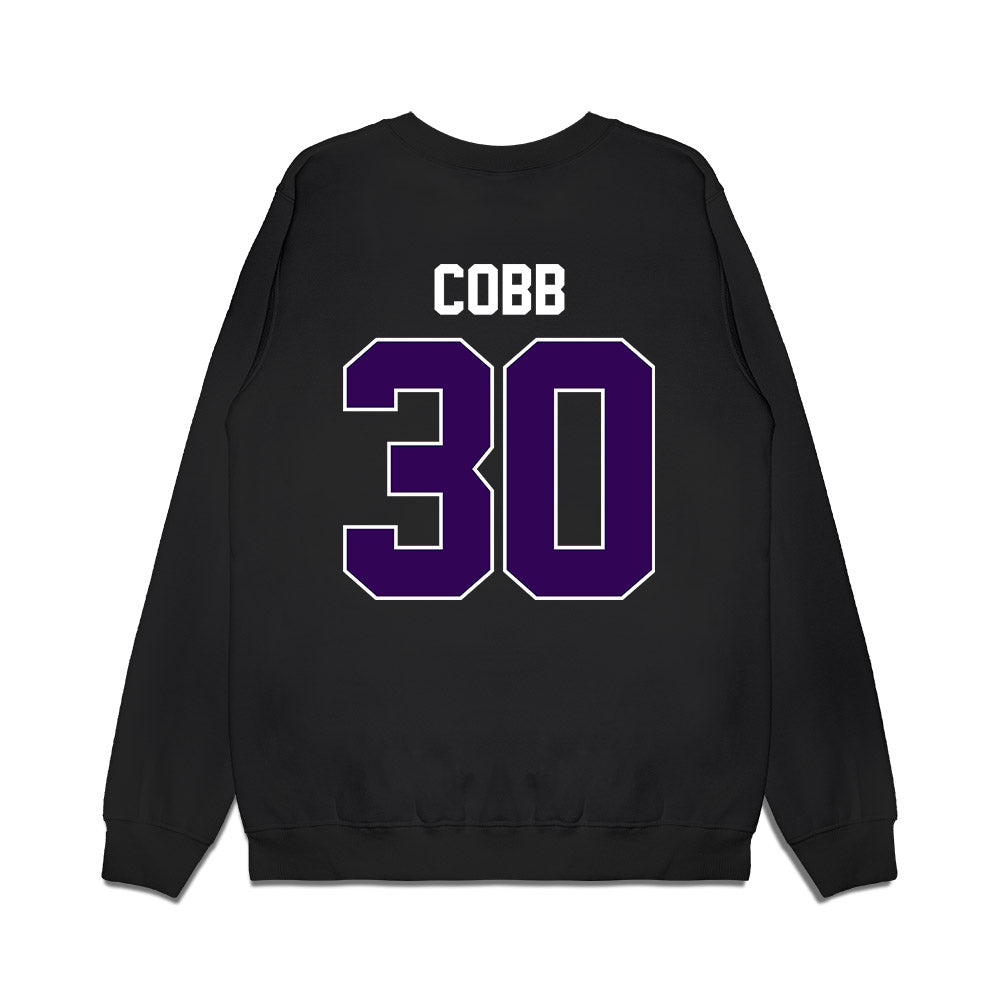 Kansas State - NCAA Football : Teagan Cobb - Vintage Helmet Premium Crewneck Sweatshirt-1