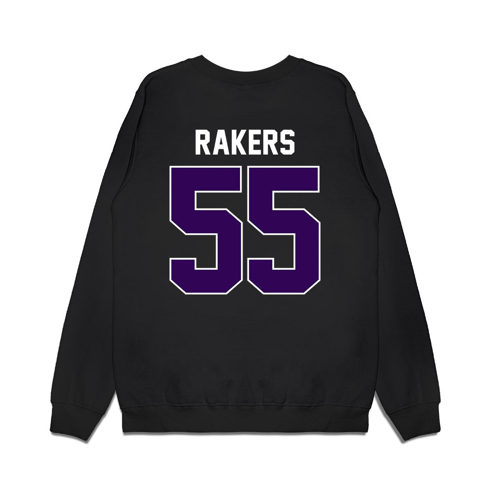 Kansas State - NCAA Football : Kyle Rakers - Vintage Helmet Premium Crewneck Sweatshirt-1